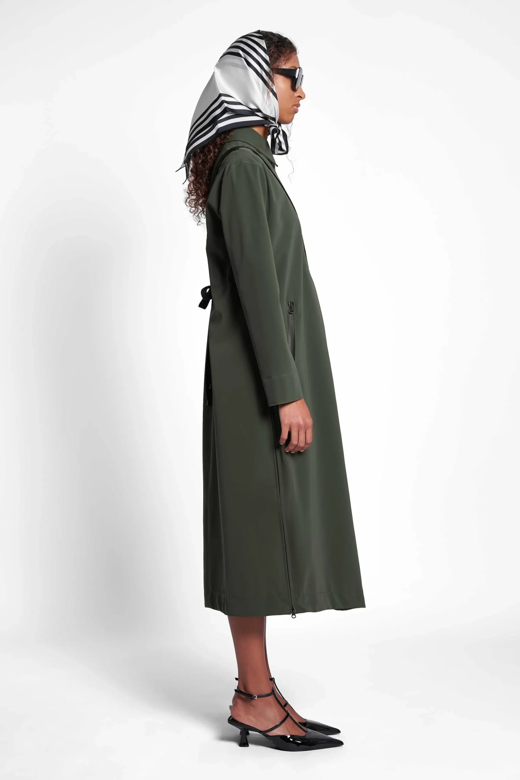 STUTTERHEIM Kvinners Salg<Hornstull Matt Lang Regnfrakk