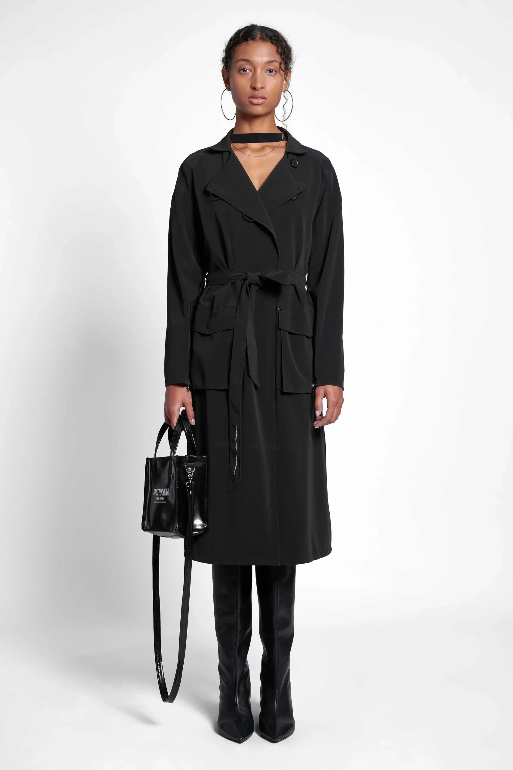 STUTTERHEIM Kvinners Salg<Kista Matt Trenchcoat