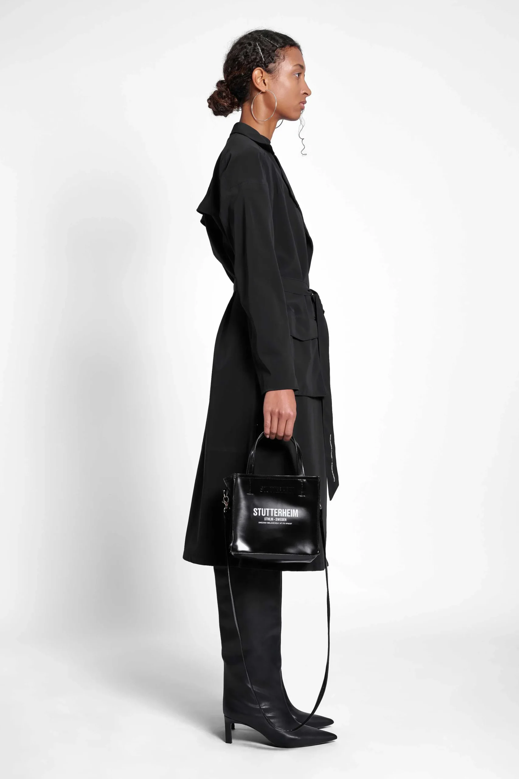 STUTTERHEIM Kvinners Salg<Kista Matt Trenchcoat