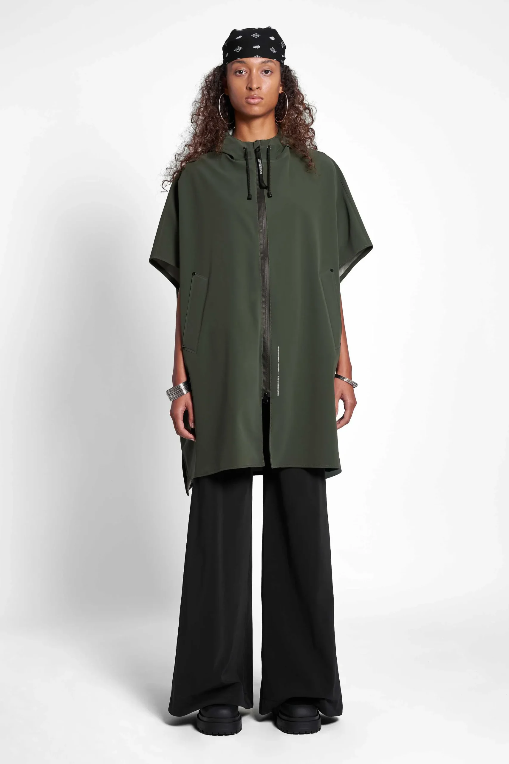 STUTTERHEIM Kvinners Salg<Lomma Matte Poncho