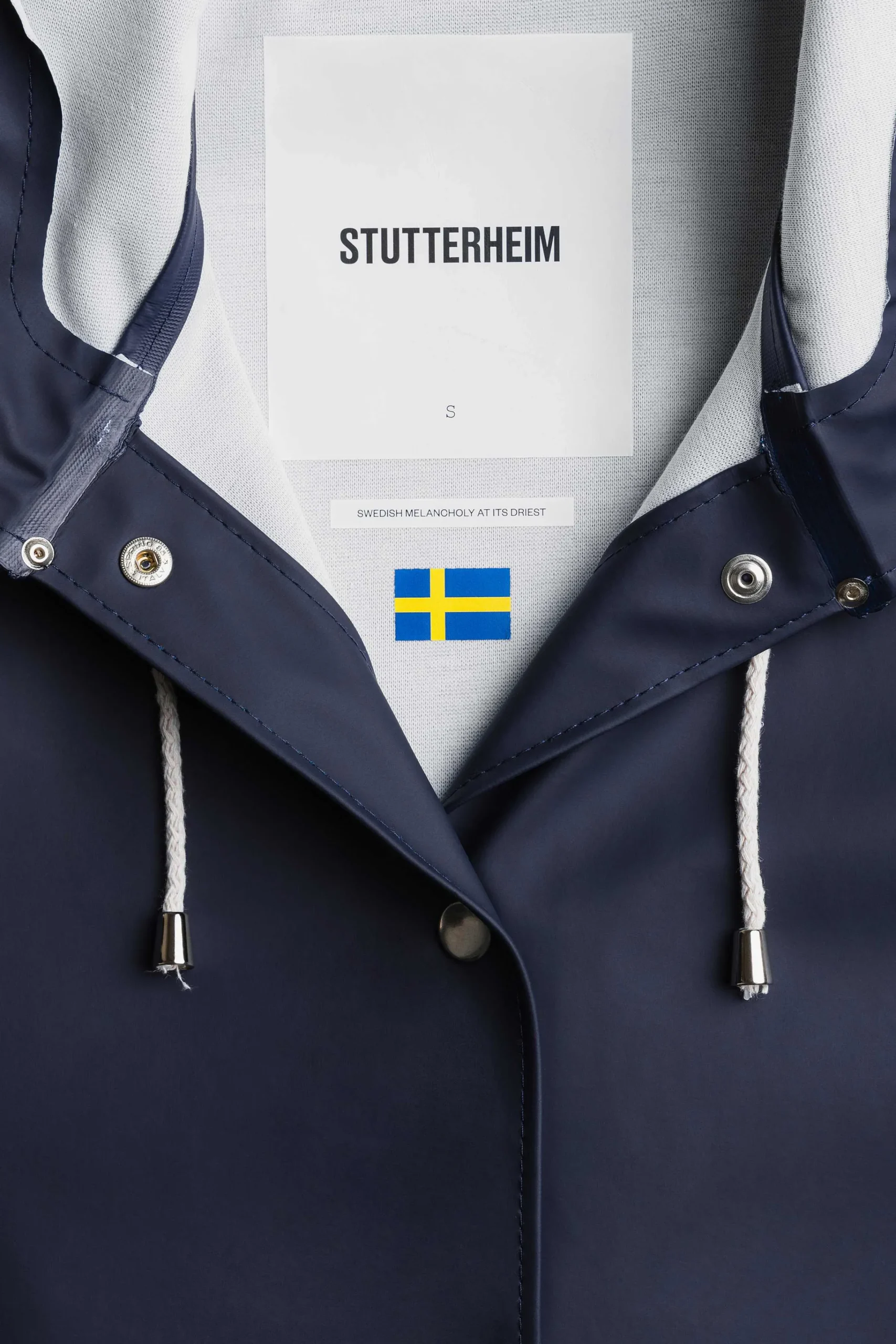 STUTTERHEIM Regnfrakker<Mosebacke Langtrykk Regnfrakk