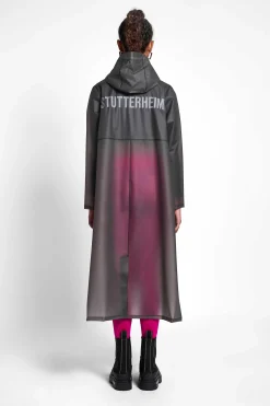 STUTTERHEIM Kvinners Salg<Mosebacke Langtrykk Regnfrakk