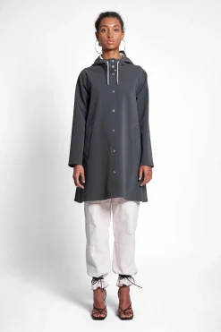 STUTTERHEIM Kvinners Salg<Mosebacke Matt Regnfrakk