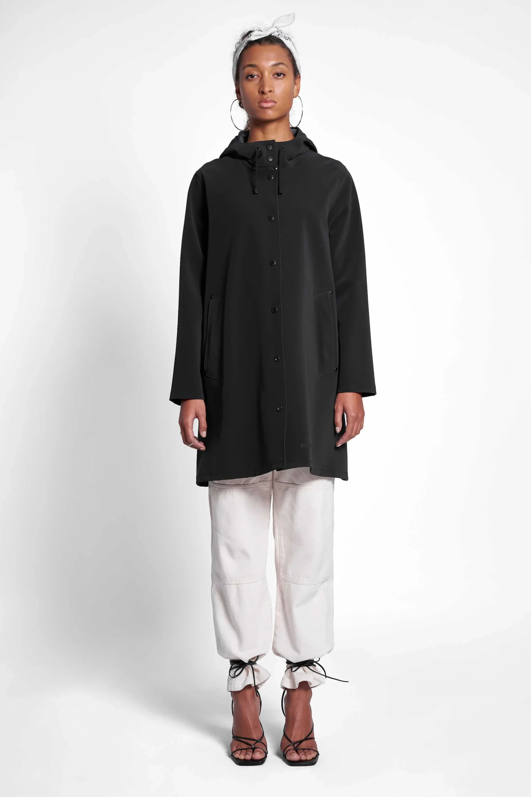 STUTTERHEIM Kvinners Salg<Mosebacke Matt Regnfrakk