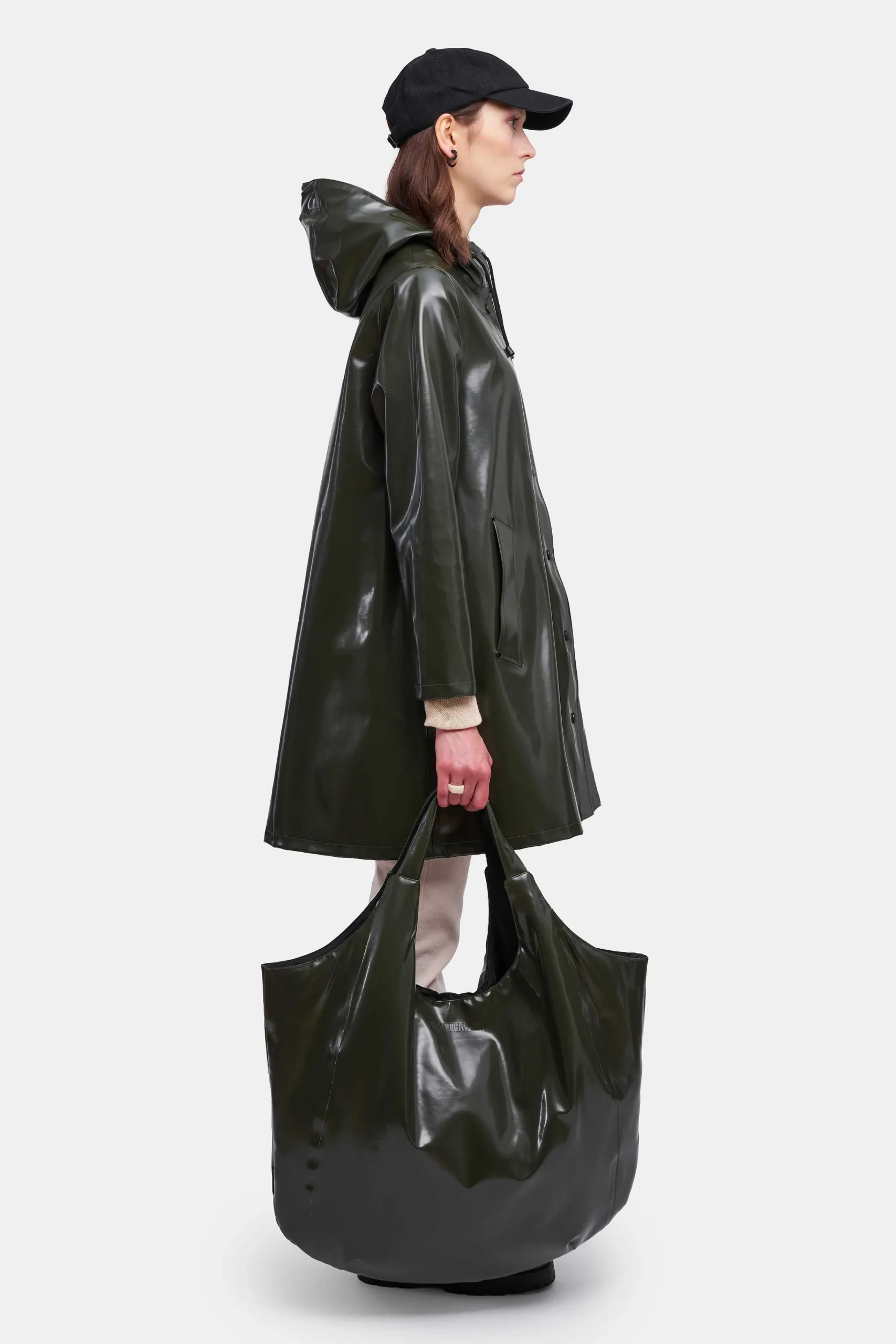 STUTTERHEIM Kvinners Salg<Mosebacke Opal Regnfrakk