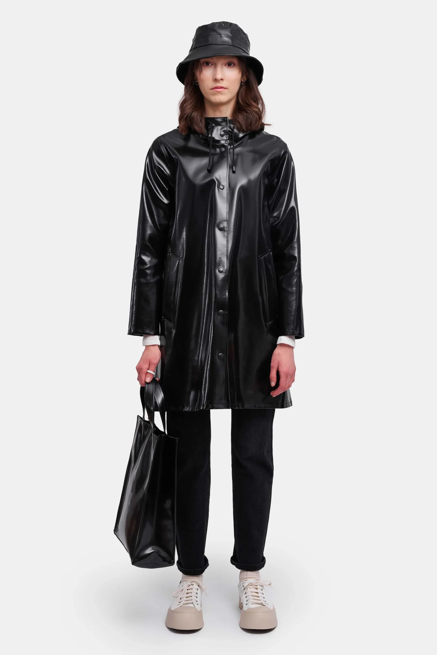 STUTTERHEIM Kvinners Salg<Mosebacke Opal Regnfrakk
