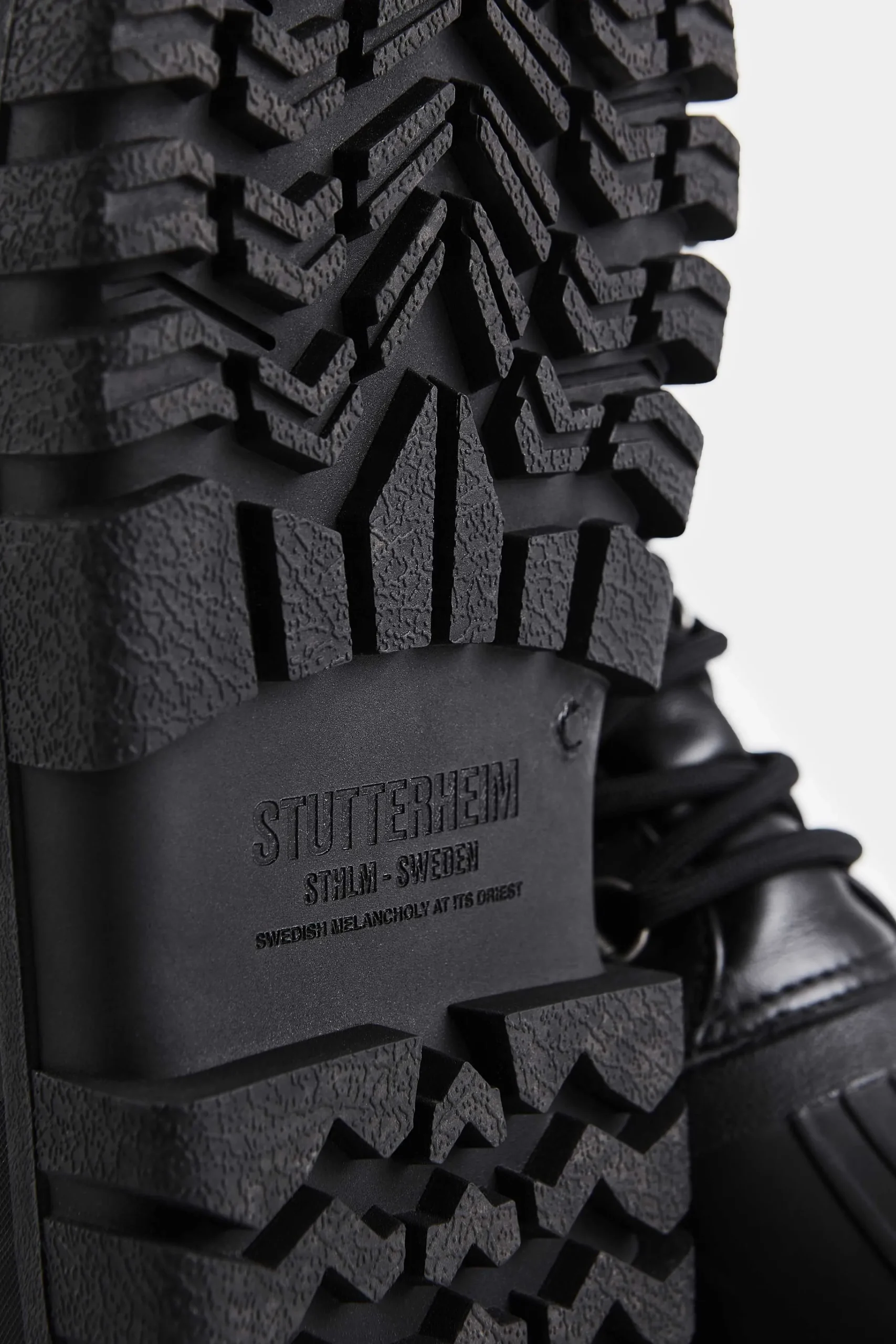 STUTTERHEIM Snørestøvler<Patruljestovelskinn