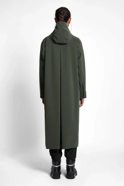 STUTTERHEIM Kvinners Salg<Sandviken Long Matte Zip Raincoat