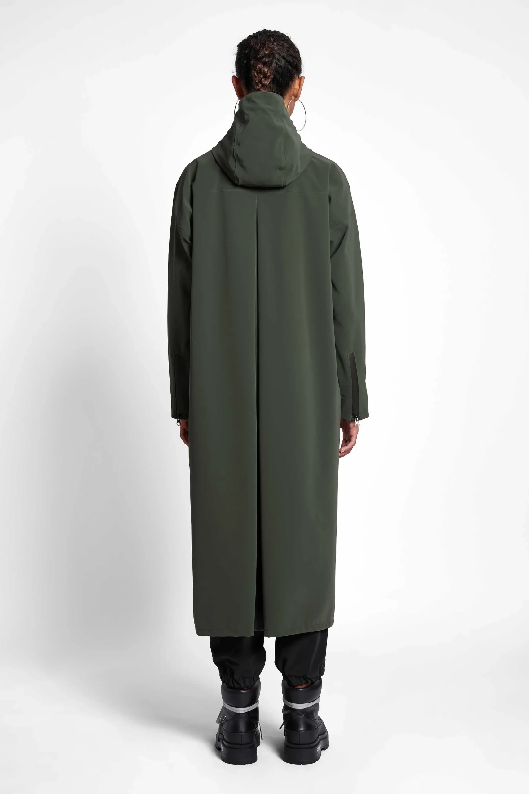 STUTTERHEIM Kvinners Salg<Sandviken Long Matte Zip Raincoat