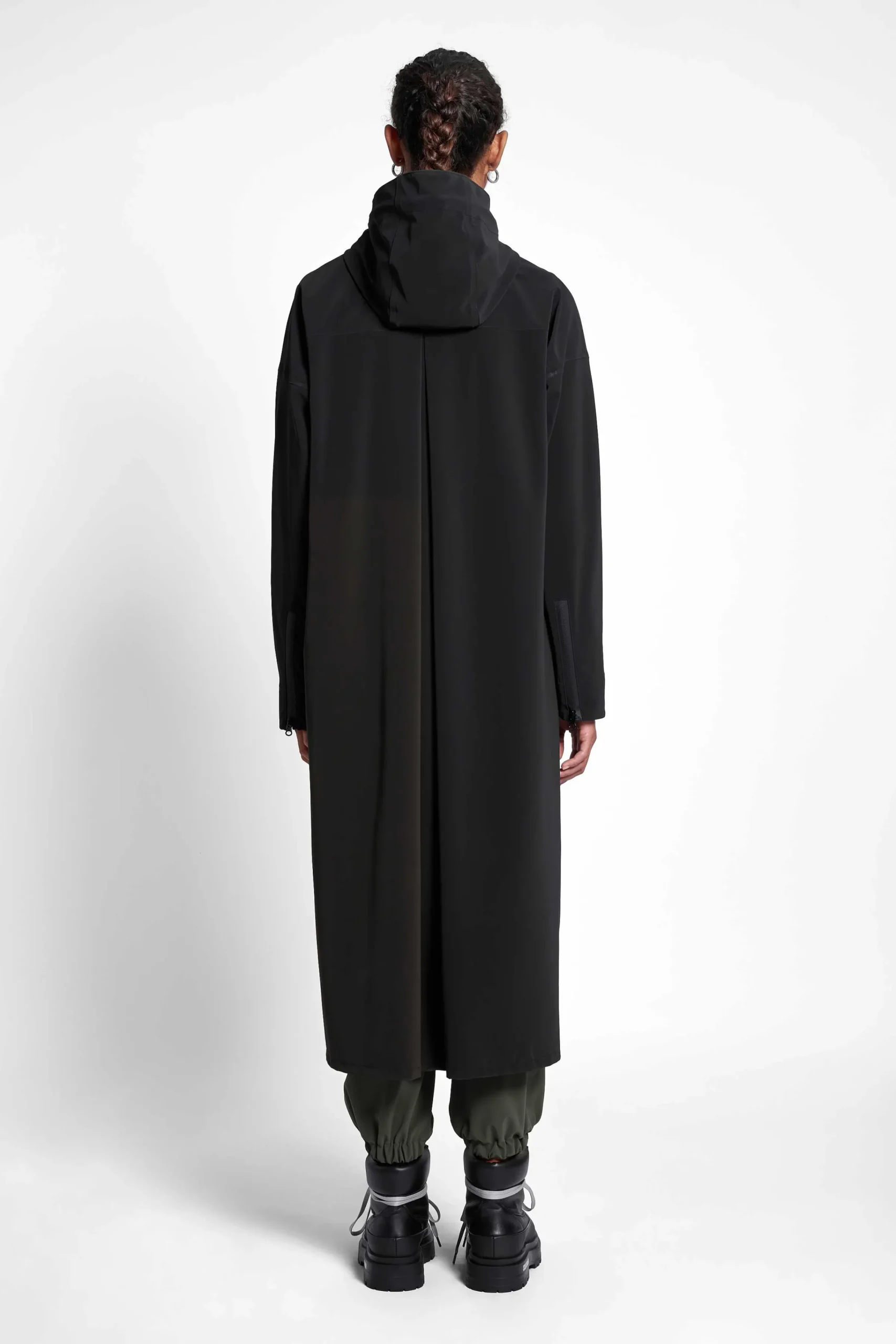 STUTTERHEIM Kvinners Salg<Sandviken Long Matte Zip Raincoat