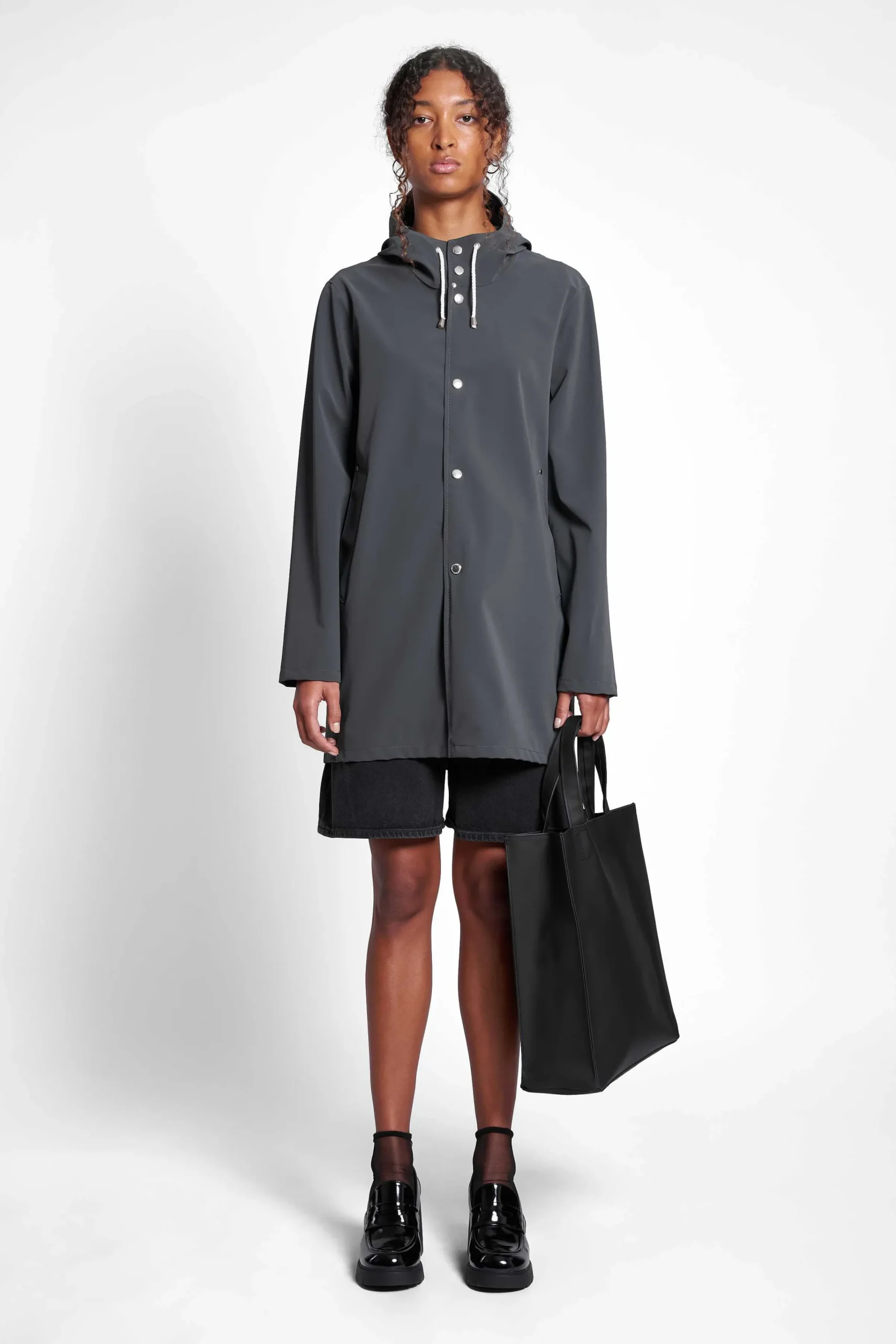 STUTTERHEIM Herresalg<Stockholm Lett Matt Regnfrakk
