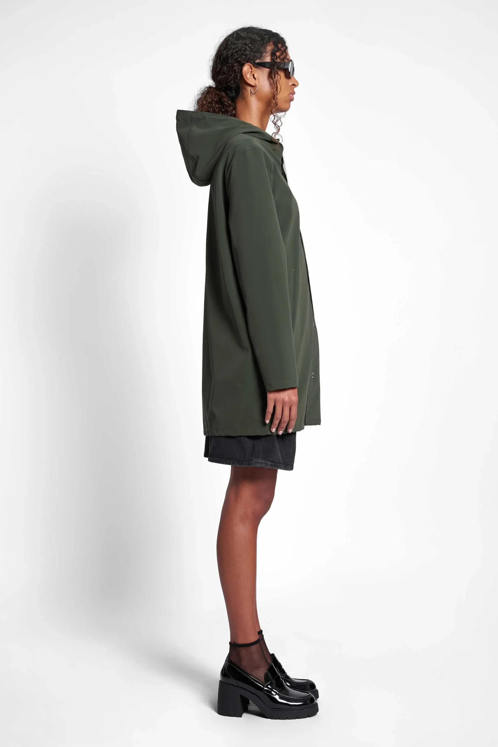 STUTTERHEIM Herresalg<Stockholm Lett Matt Regnfrakk