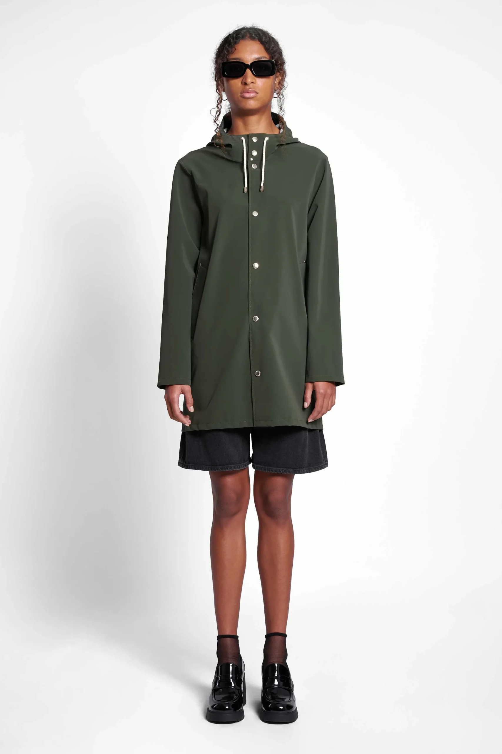 STUTTERHEIM Herresalg<Stockholm Lett Matt Regnfrakk