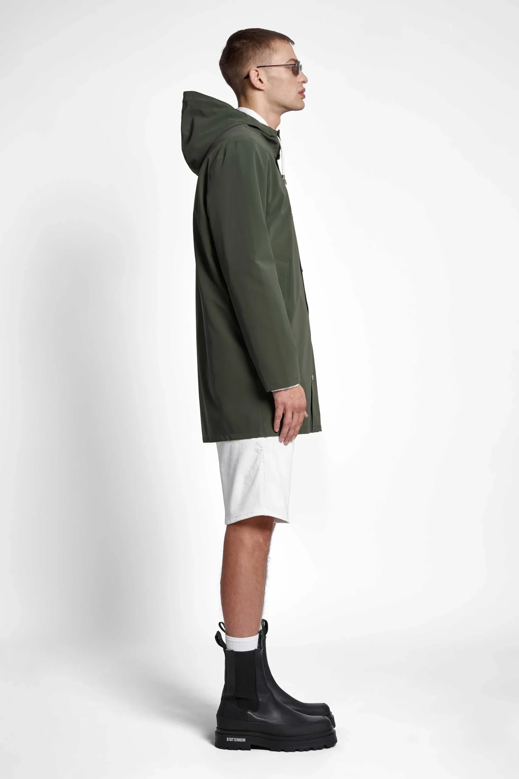 STUTTERHEIM Herresalg<Stockholm Lett Matt Regnfrakk