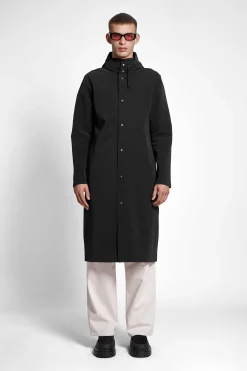 STUTTERHEIM Herresalg<Stockholm Long Matte Print Regnfrakk